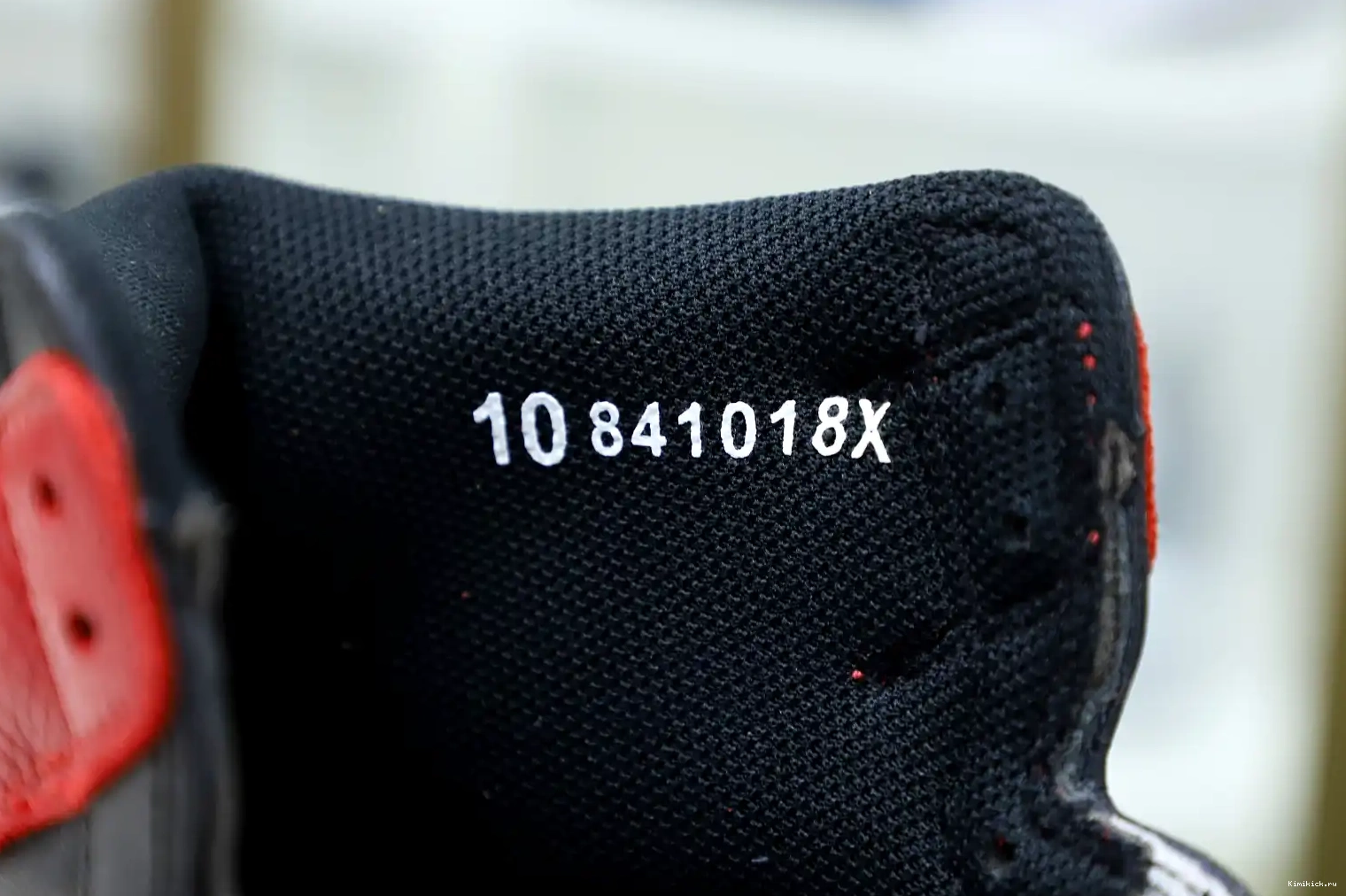 RETRO JORDAN AIR 'BRED' Kimikick OG 1 HIGH 0403
